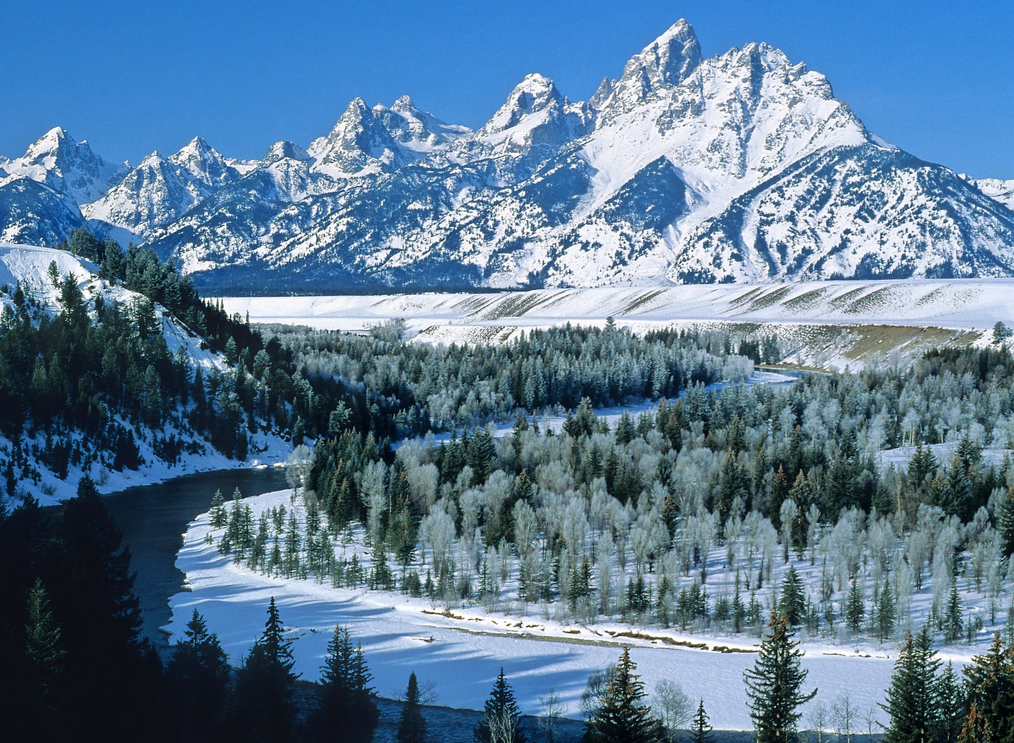 Grand Teton mountains and river